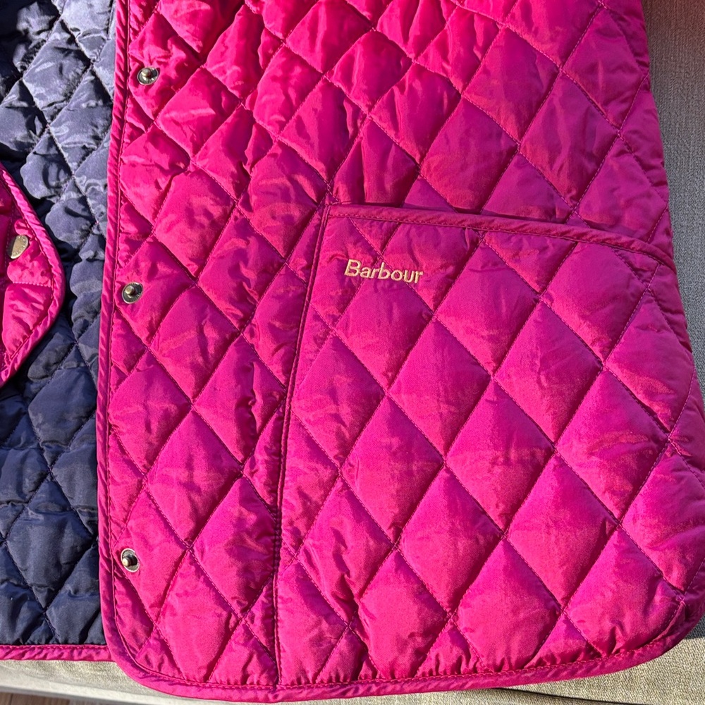 Barbour Fuchsia Quilted Jacket